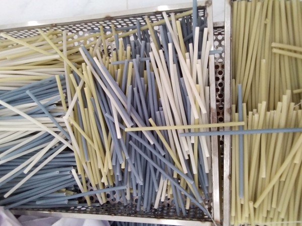 Quy trình sản xuất ống hút gạo tự phân hủy